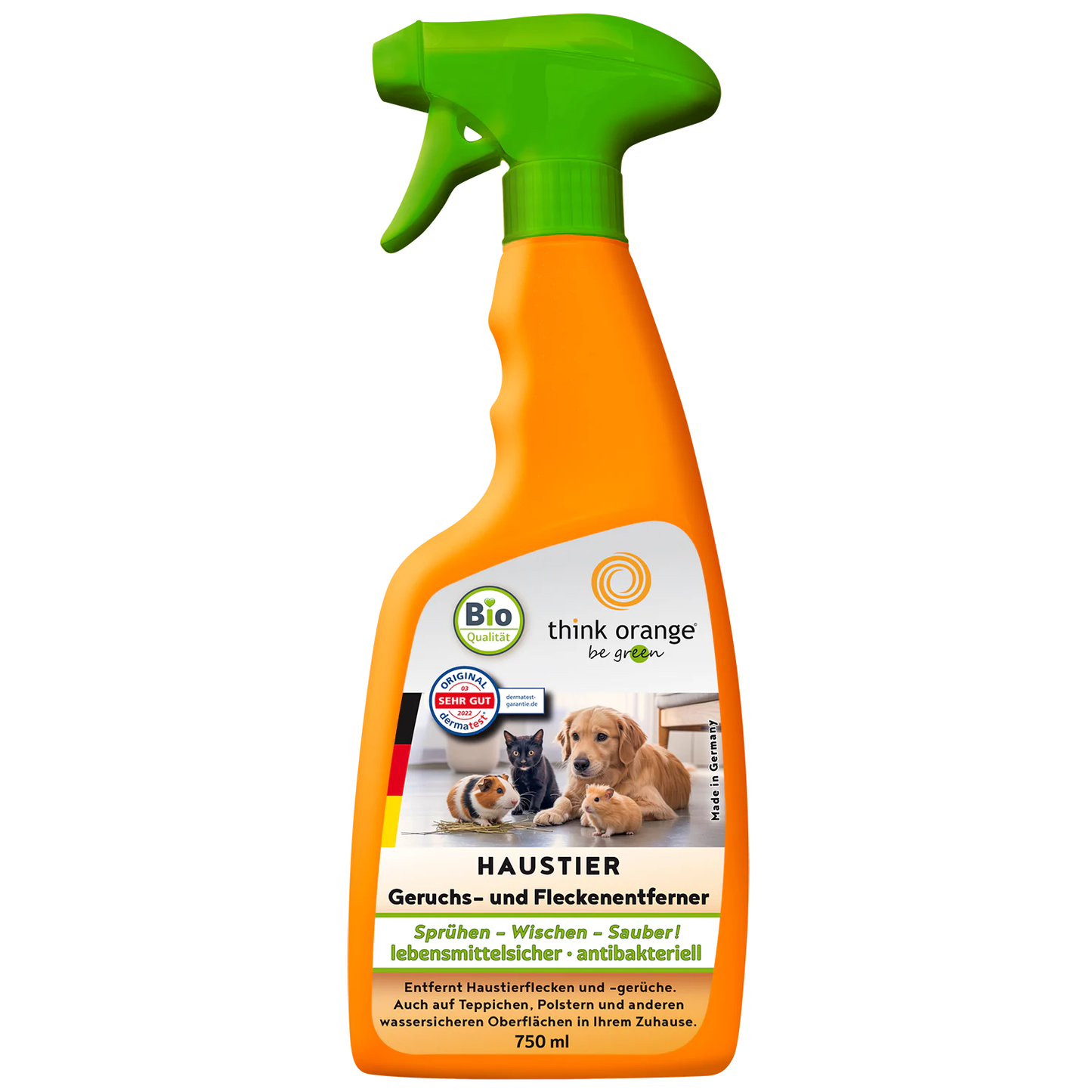 TOBG Haustier Geruchs- & Fleckenentferner 750 ml