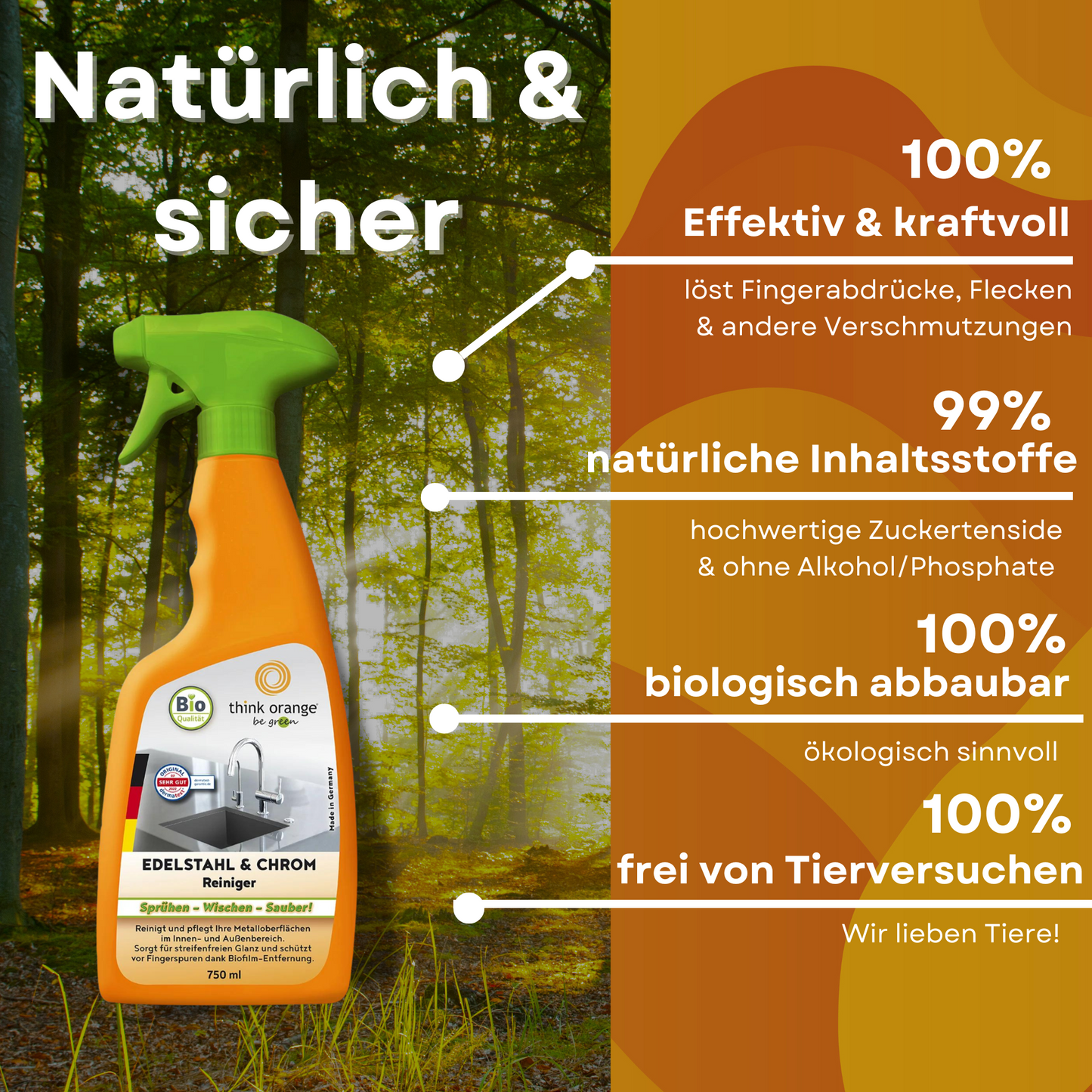 TOBG Edelstahl & Chromreiniger 750ml