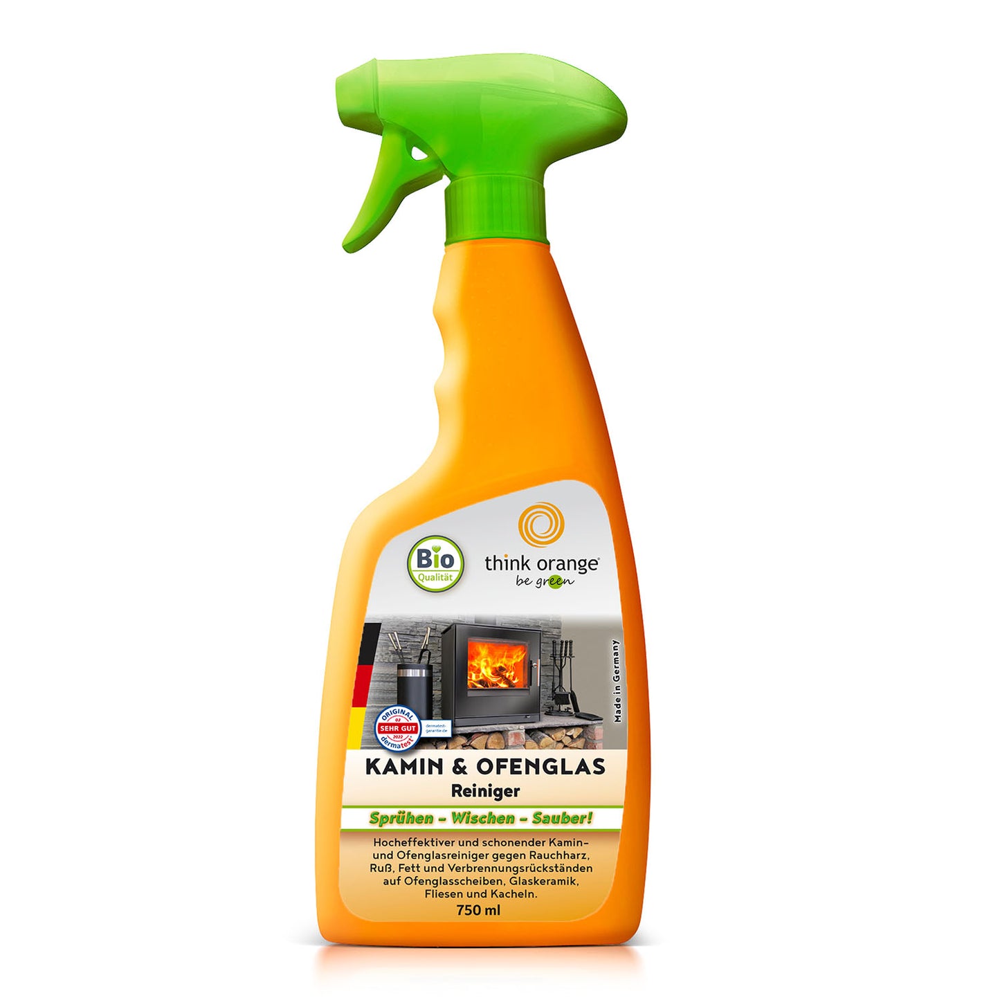 TOBG® Kamin & Ofenglasreiniger - 750ml