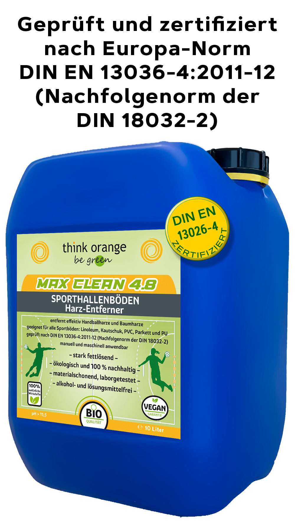 TOBG® Harzentferner Sporthallenböden - 10 Liter Kanister