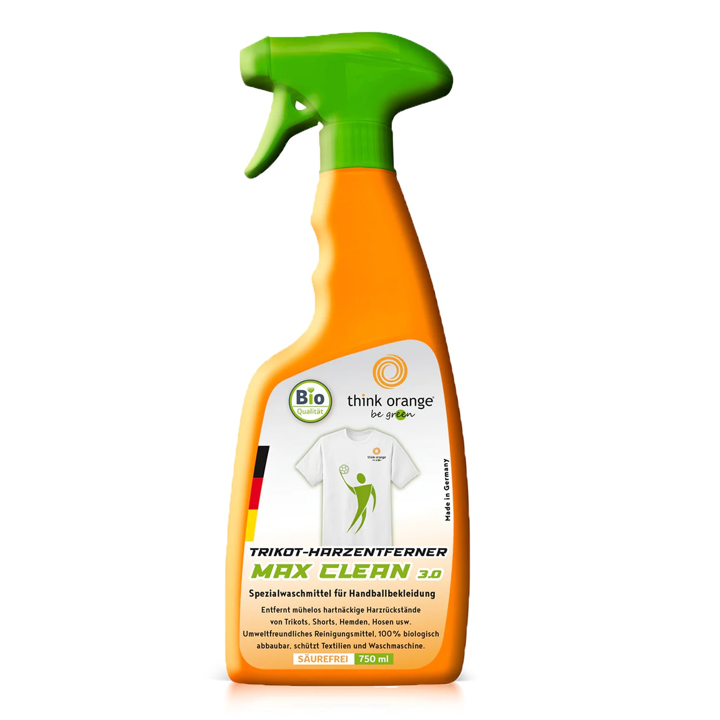 TOBG® Harzentferner Handball für Trikots 750ml Spray - MAX CLEAN 3.0