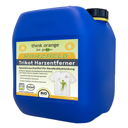 TOBG® Harzentferner HarzHeld Trikots Handball - 5 Liter