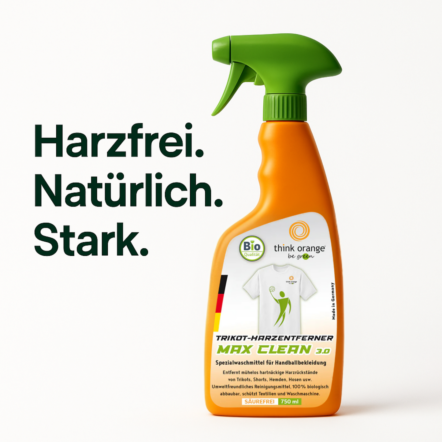 TOBG® Harzentferner Handball für Trikots 750ml Spray - MAX CLEAN 3.0