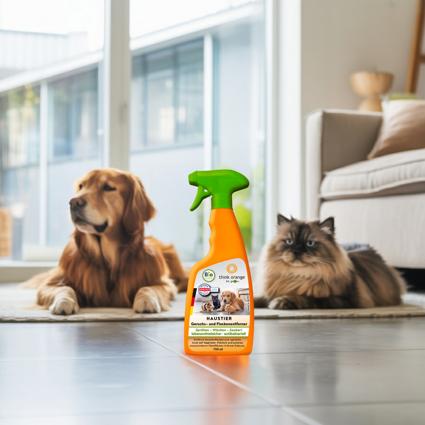 TOBG Haustier Geruchs- & Fleckenentferner 750 ml