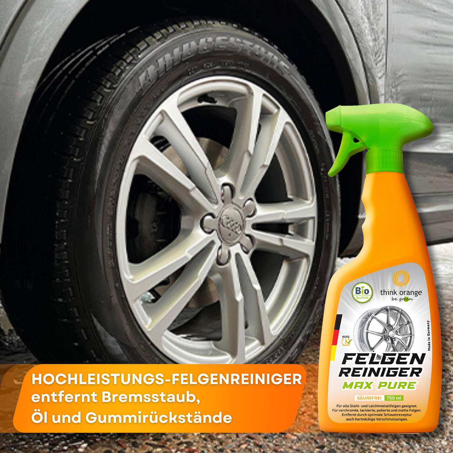 TOBG® Felgenreiniger Max Pure 750ml