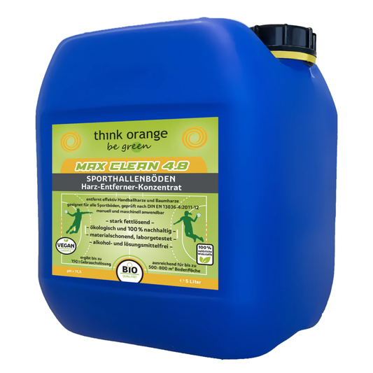 TOBG® Harzentferner Sporthallenbödenreiniger – 5 L Kanister