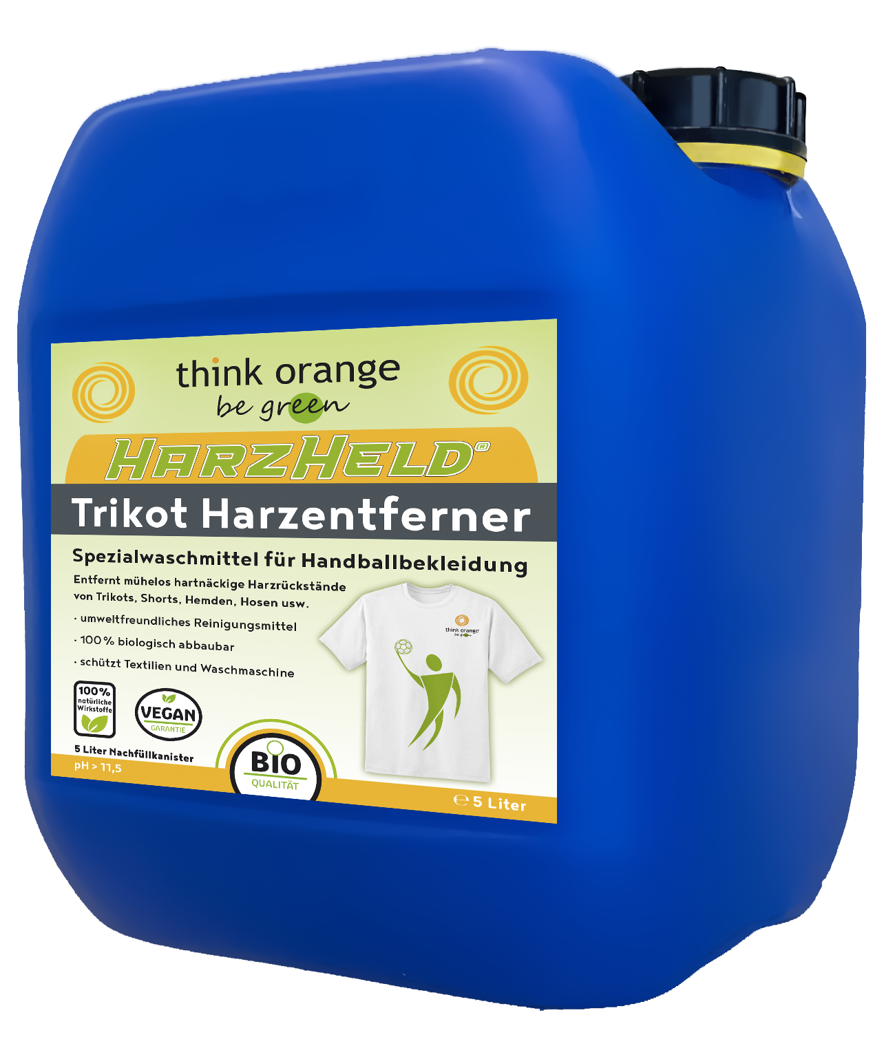 TOBG® Harzentferner HarzHeld Trikots Handball - 5 Liter