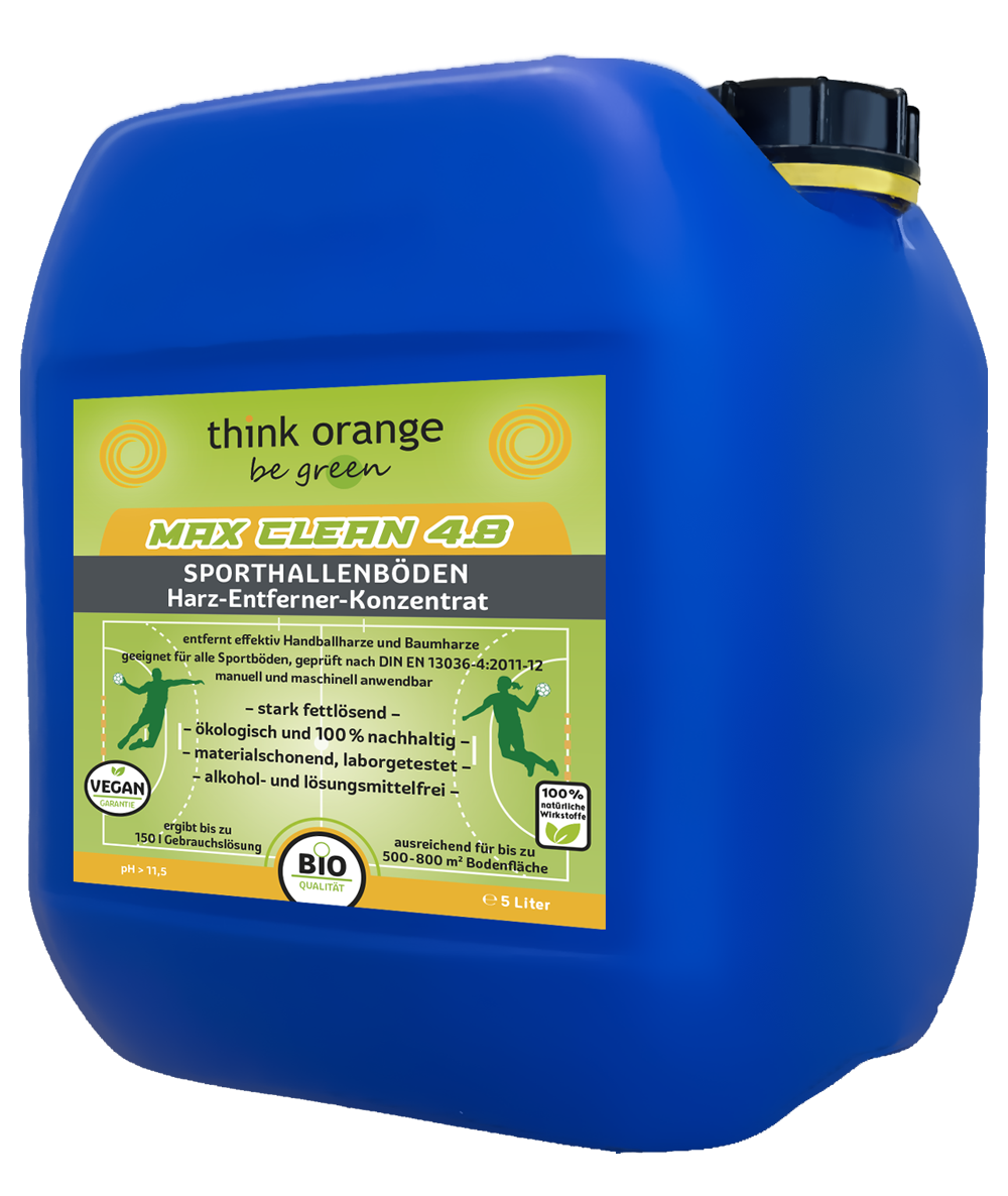TOBG® Harzentferner Sporthallenbödenreiniger – 5 L Kanister