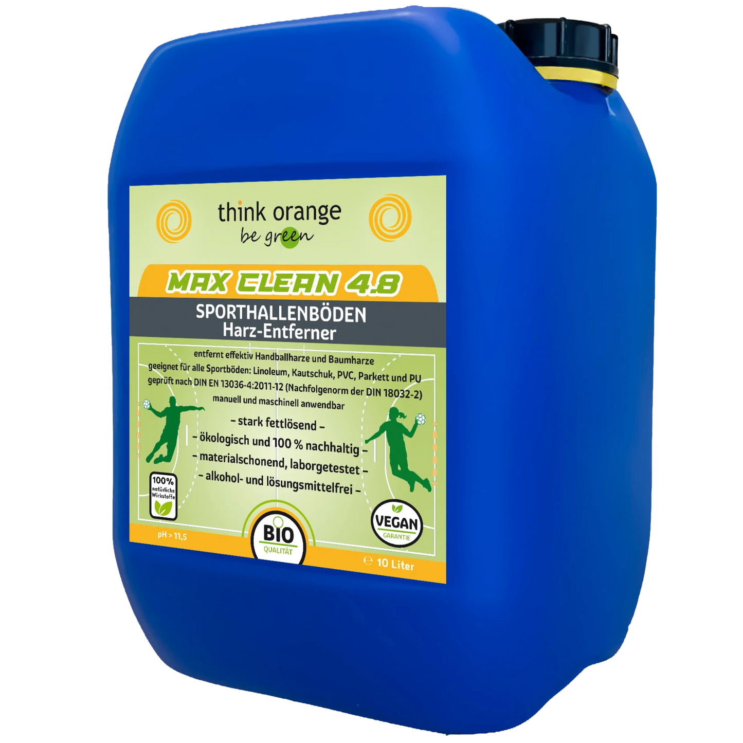 TOBG® Harzentferner Sporthallenböden - 10 Liter Kanister